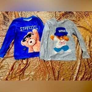 Boys NWT 7Y long sleeve bear shirts